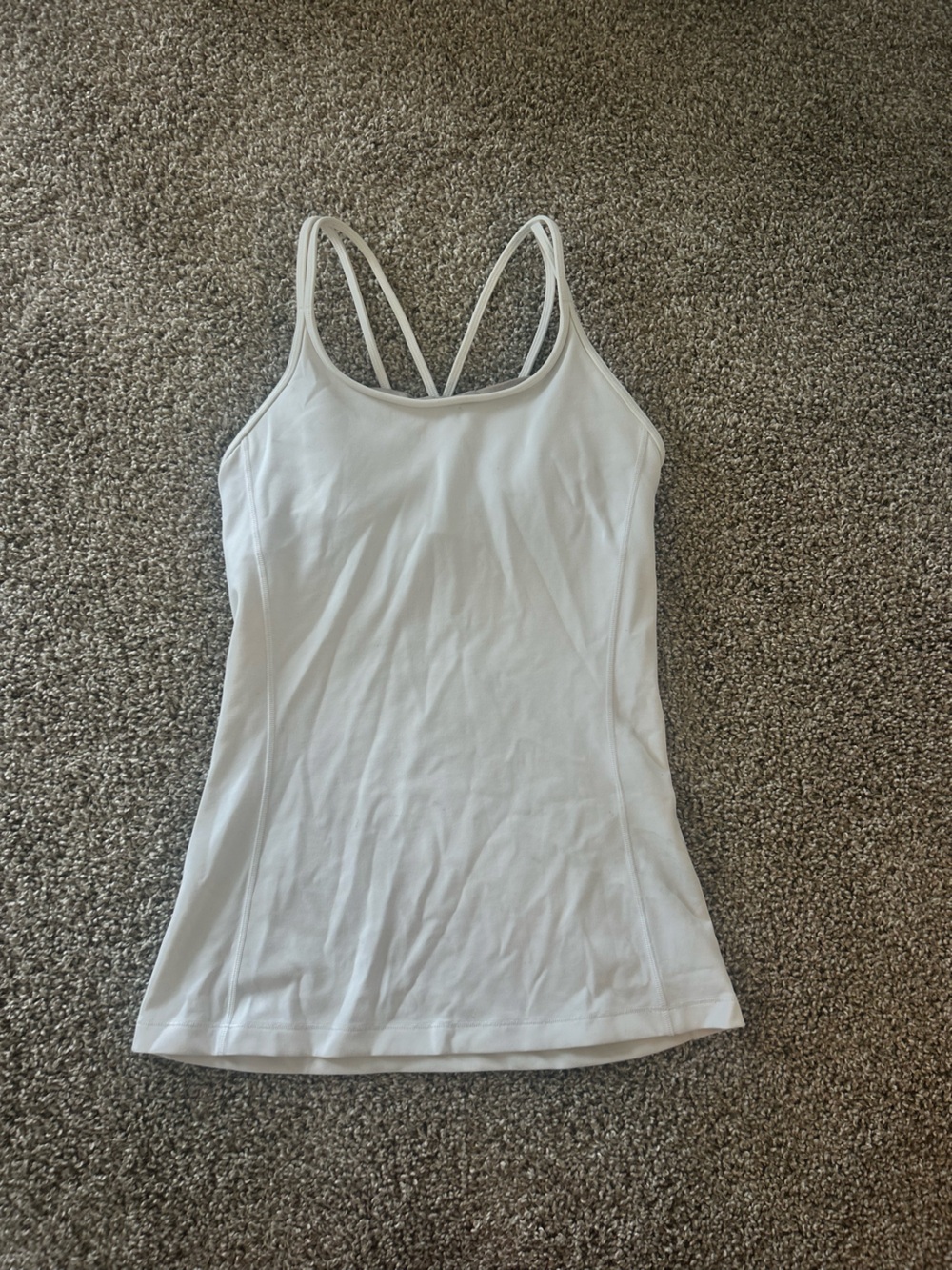 lululemon athletica white tank top